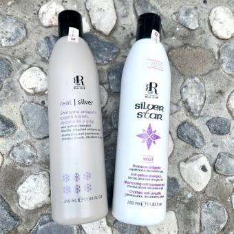 Dầu gội tím khử vàng và chăm sóc tóc vàng sáng Therapy Silver Shampo RR Line 350ml