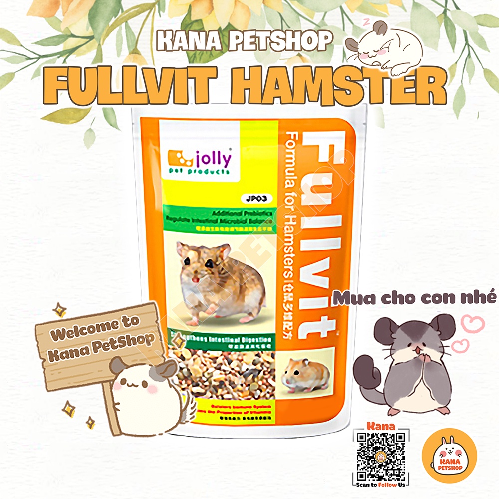 Thức Ăn Hamster 400 Gram 🐹FREESHIP🐹 Thức Ăn Fullvit Jolly 400 Gram Dành Cho Hamster