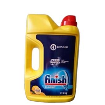 Combo Bột rửa bát Finish hương chanh 1kg dùng cho máy rửa bát  + Tặng 2 viên Finish rửa bát