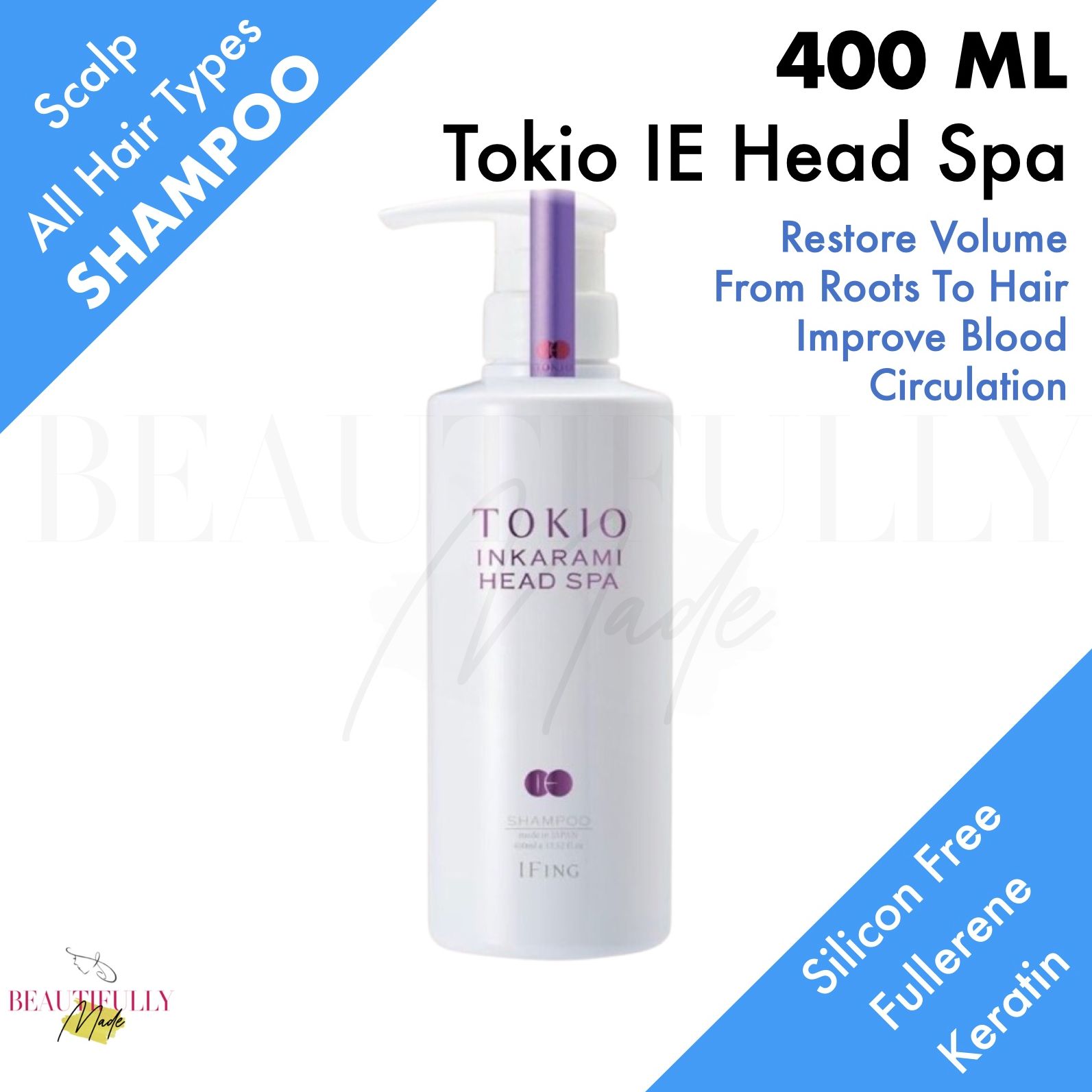 Tokio IE Inkarami Head Spa Treatment 400g / 500g - For Dryness of