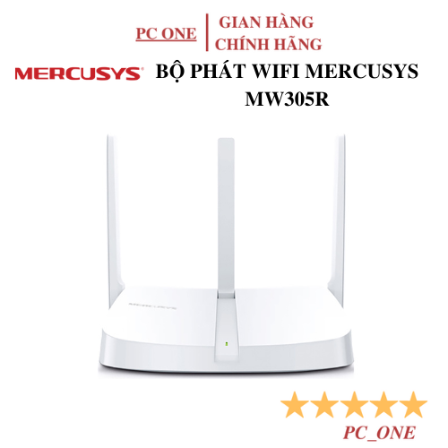 Bộ phát wifi mercusys 3 râu mw305r - hàng chính hãng