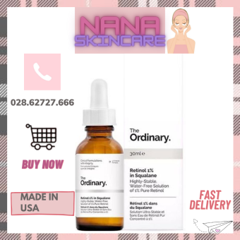 The Ordinary - Retinol 1% in Squalane tinh chất chống lão hóa da