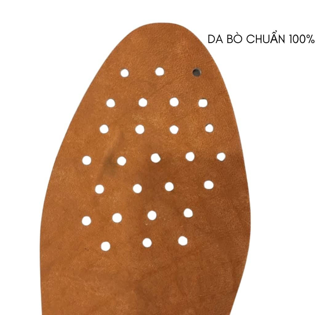 Lót giày da bò thật 100% khử mùi hôi chân hkd2
