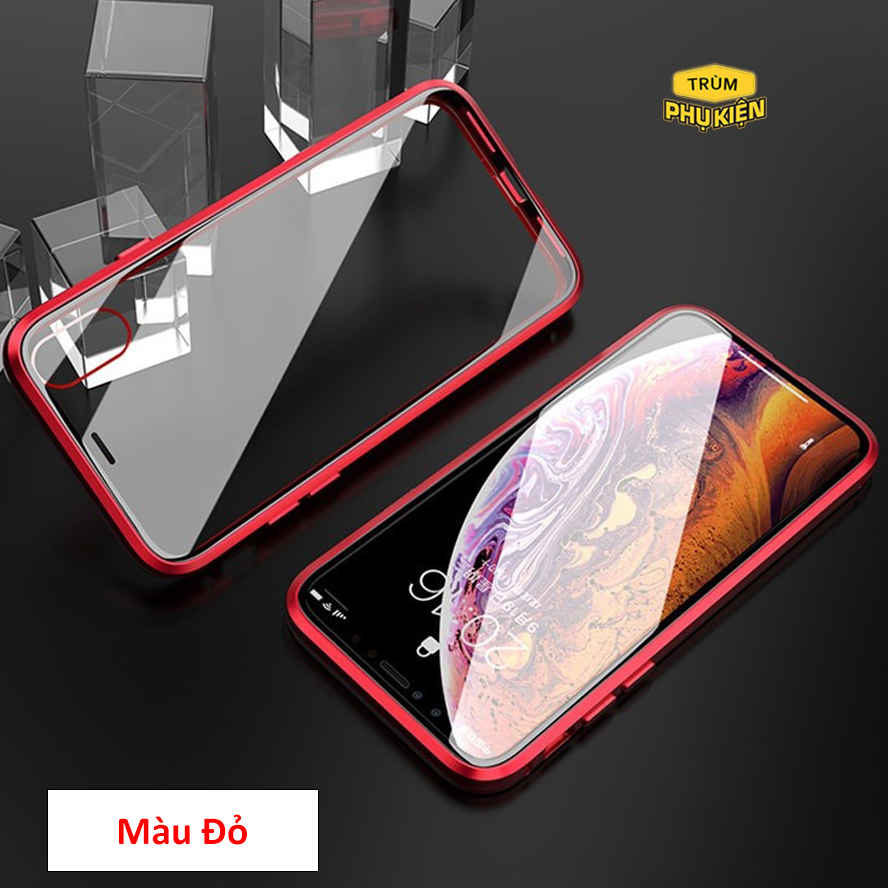 Ốp nam châm 2 mặt kính cường lực cho iPhone 15 Pro Max 14 Pro Max 14 13 Pro Max 13 Pro 13 12 Pro Max 12 Pro 12 11promax 11 XS Max Xs X XR 8plus 7plus