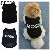 PETGO Summer Dog Vest T-Shirt for Small Pets