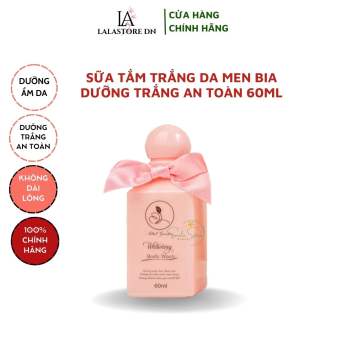 Sữa tắm trắng da toàn thân cho nữ men bia MiniGarden 60ml sữa tắm dưỡng ẩm chống lão hóa da mềm mịn đầy sức sống không dài lông không kích ứng hương thơm lâu LALASTOREDN