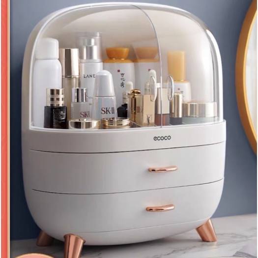 Kệ đựng mỹ phẩm Ecoco đủ size, đủ màu tủ đựng mỹ phẩm, tủ đựng đồ ecoco 3 ngăn cao cấp mẫu Hộp đựng mỹ phẩm, son, đồ trang điểm Ecoco 3 NGĂN để bàn