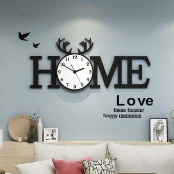 Đồng hồ treo tường hiện đại CL014 - Home ☘️KHÔNG CẦN KHOAN TƯỜNG ☘️ Trang trí phòng khách ☘️ Kèm pin và bộ kim