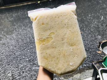 Cơm sầu riêng đông lạnh - loại đặc biệt - nguyên sớ - 1kg - Trái Cây Cười