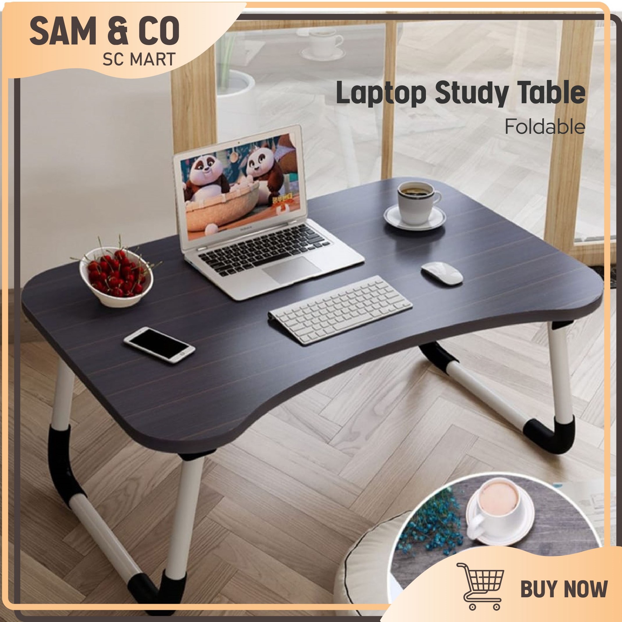 2023 Simple Foldable Lazy Laptop Desk Bed Small Study Table Dorm Bunk Sofa  Floor