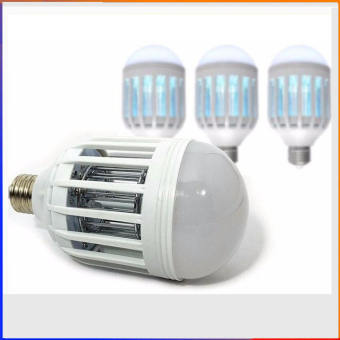 Đèn Bắt Muỗi Bóng Tròn Led 15W , Bóng đèn bắt muỗi thông minh