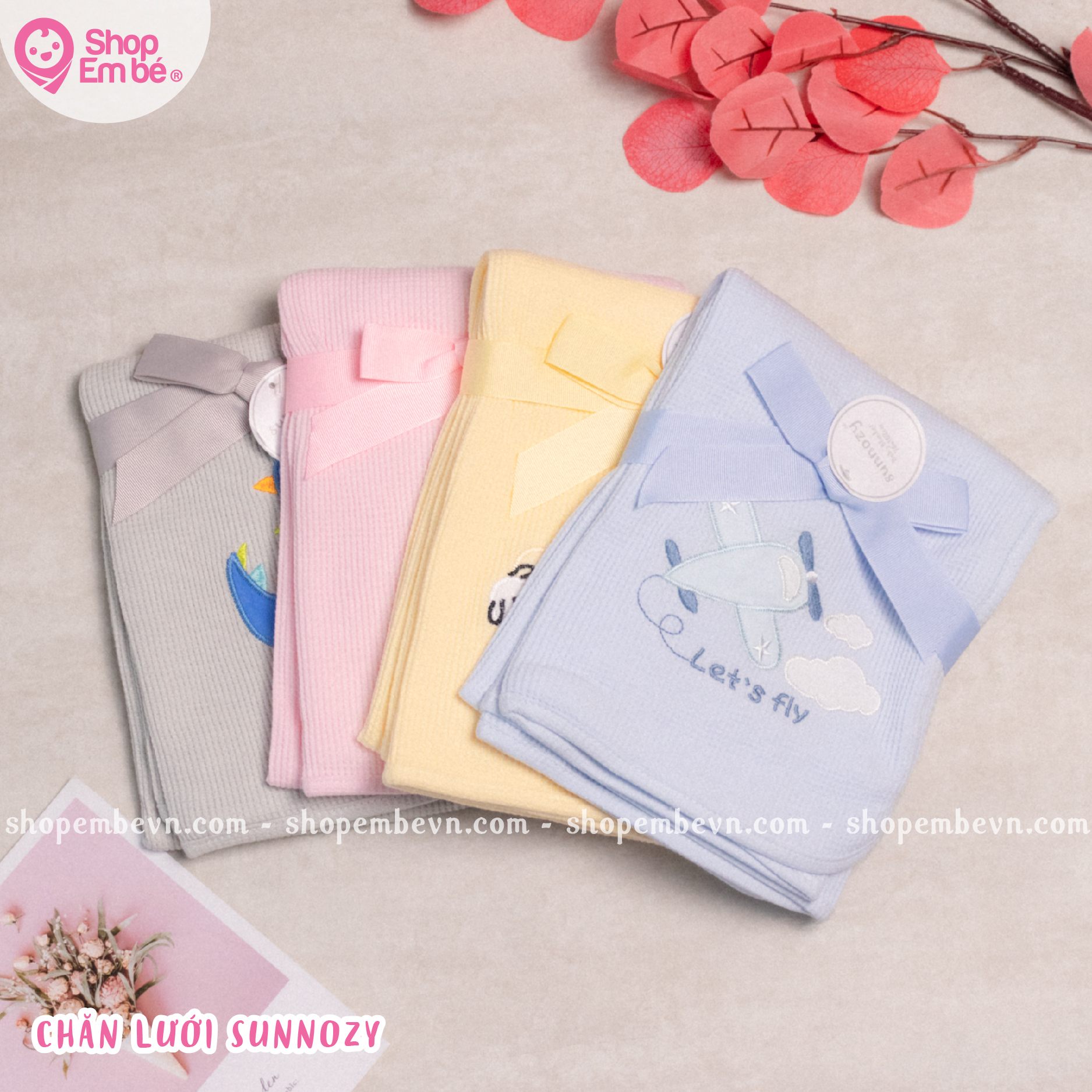 Hàng Xuất Xịn Chăn Lưới Sunnozy Đủ Màu