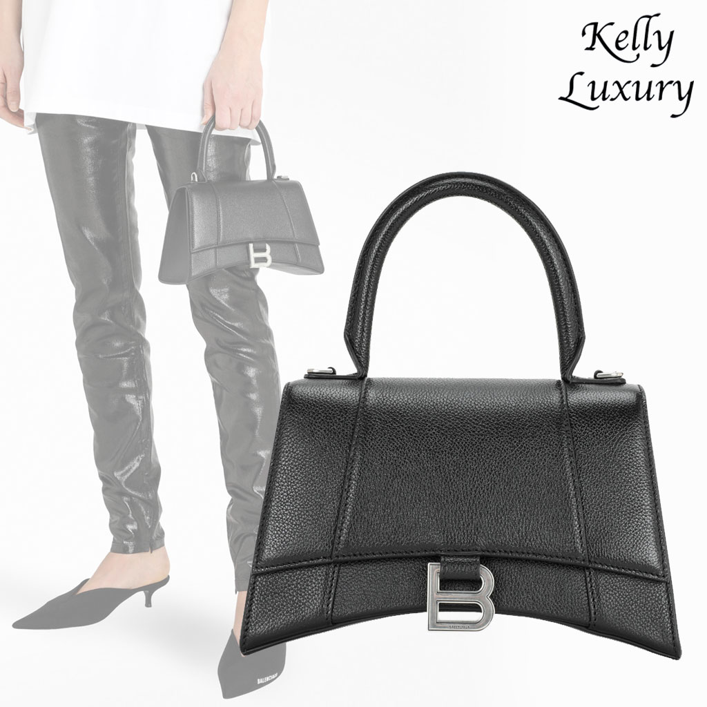 Shop BALENCIAGA Hourglass Small Top Handle Bag (5935461IZHY1000) by LEE007  | BUYMA