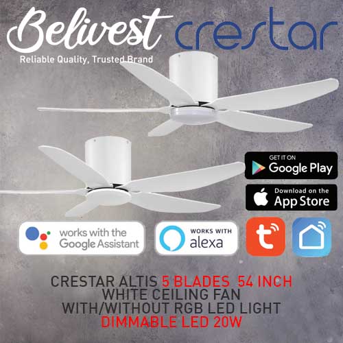 ceiling fans with google assistant