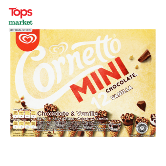 Kem Ốc Quế Wall's Mini Cornetto Vani & Socola 216G