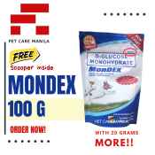 Mondex 120g  Dextrose Powder for Dogs and Cats, 100g