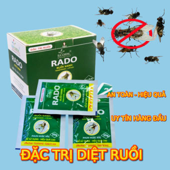Thuốc diệt ruồi xanh Rado gói 20g - diệt ruồi hiệu quả