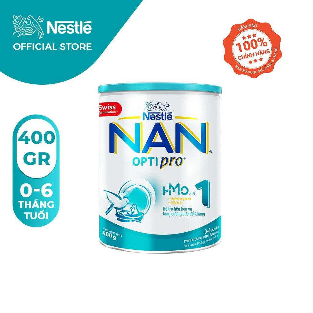 Sữa NAN Optipro Số 1 - 400G (Cho trẻ 0 - 6 tháng tuổi)