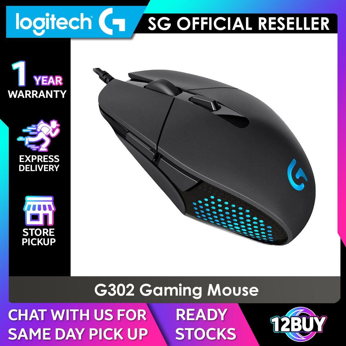 G302 Logitech Best Price In Singapore Oct 22 Lazada Sg