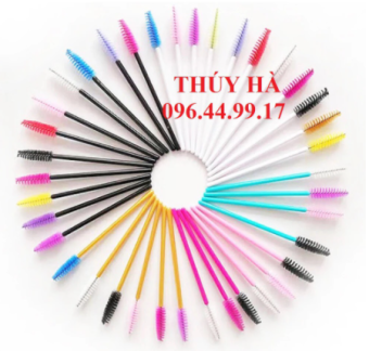 Chổi chải mi ( THƯỜNG, KIM TUYẾN), ( BỊCH 50 CÂY)_dụng cụ nối mi_THÚY HÀ