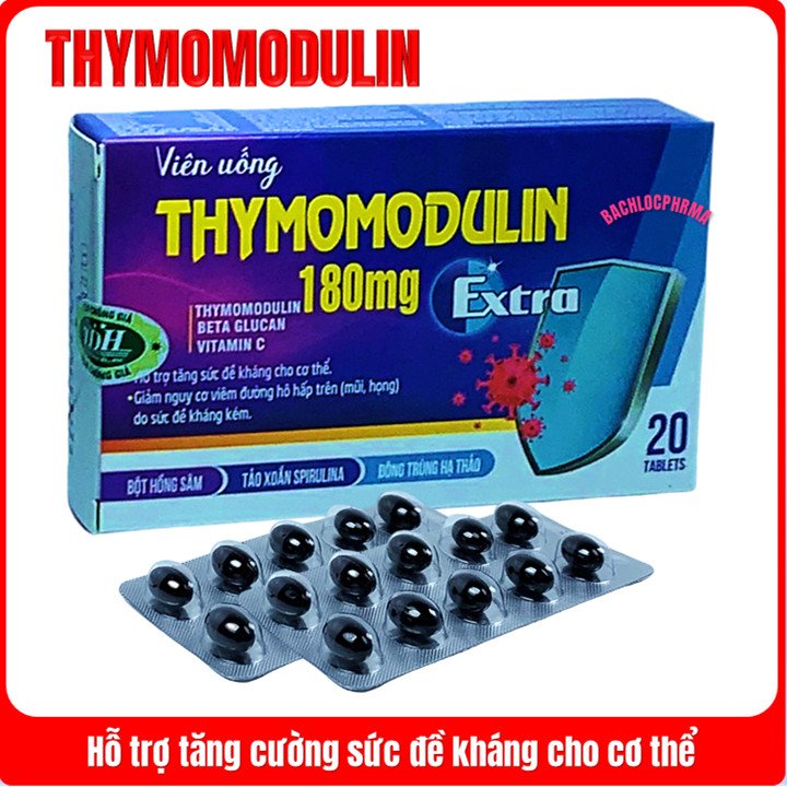 Viên Uống Thymomodulin 180mg Tăng Cường Sức Đề Kháng, Phòng Tránh Bệnh Đường Hô Hấp - VNmart Online