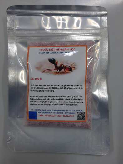 [HCM] BỘT SINH HỌC CHUYÊN DỤNG TRỪ TỔ KIẾN LỬA, KIẾN ĐEN..VV..TẶNG KHẨU TRANG và GĂNG TAY NILON CHO MỖI ĐƠN HÀNG