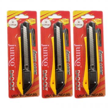 Dao rọc giấy size lớn Junxo G-Star lưỡi sắc bén dùng cắt giấy, thùng carton .... dùng cho văn phòng, trường học..