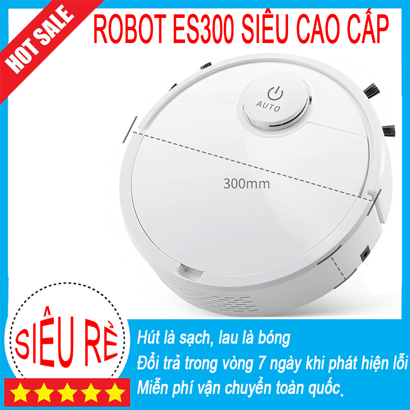 Robot - robot hút bụi - robot hut bui - robot hút bụi gia đình - robot thông minh - robot lau -robot hút bụi thông minh, robot hút bụi tự động es300, robot hút bụi lau nhà tự động 3 in 1/ mua ngay!es300 hút quét lau. nhiều ưu đãi - mua ngay