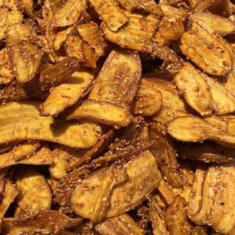 500gr Chuối sấy mè gừng ngon