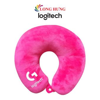 Gối cổ Logitech G - Hàng chính hãng - Gối du lịch dễ di chuyển, chữ thêu cứng cáp, chất liệu mềm mại