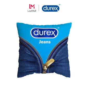 Gối vuông Durex Jeans - Quà tặng độc quyền Durex