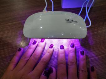 Đèn Pin Uv Sun Mini 6 Bóng 6W Chuyên Sấy Keo Uv, Sấy Móng Tay, Sấy Keo Dán Kính