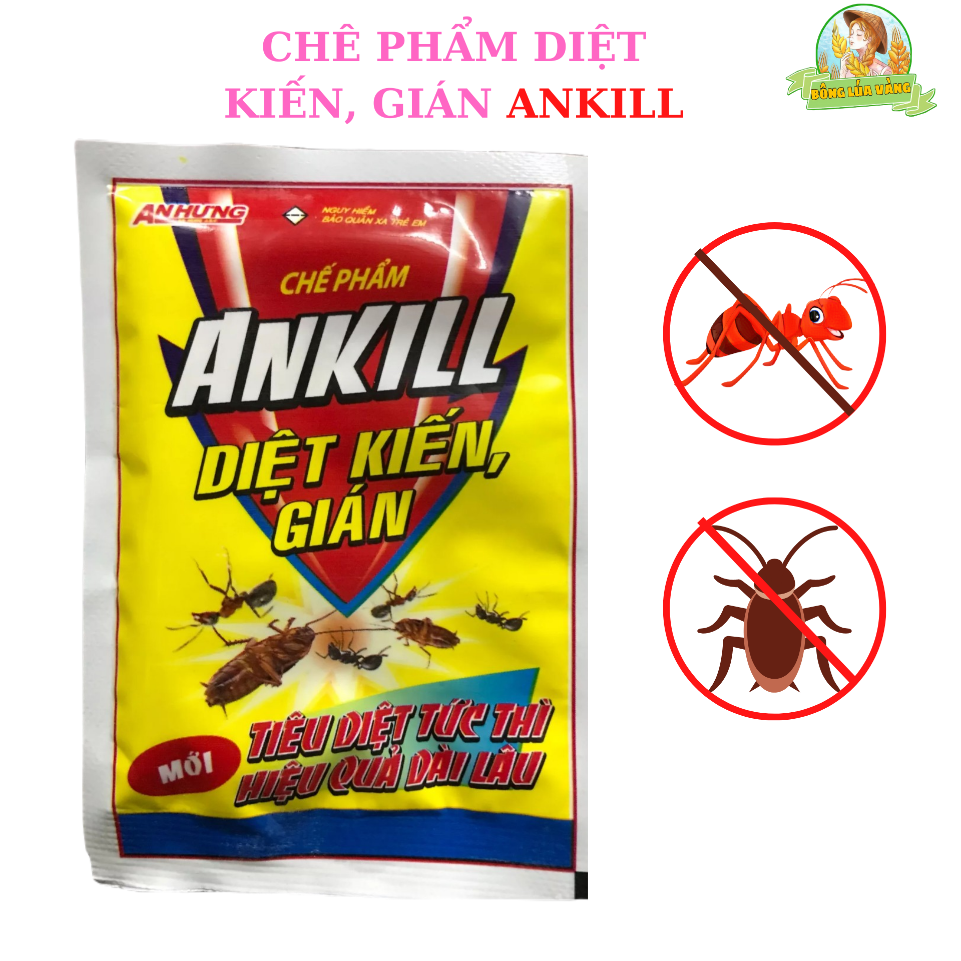 Chế phẩm diệt kiến, gián ANKILL hiệu quả ngay tức thì