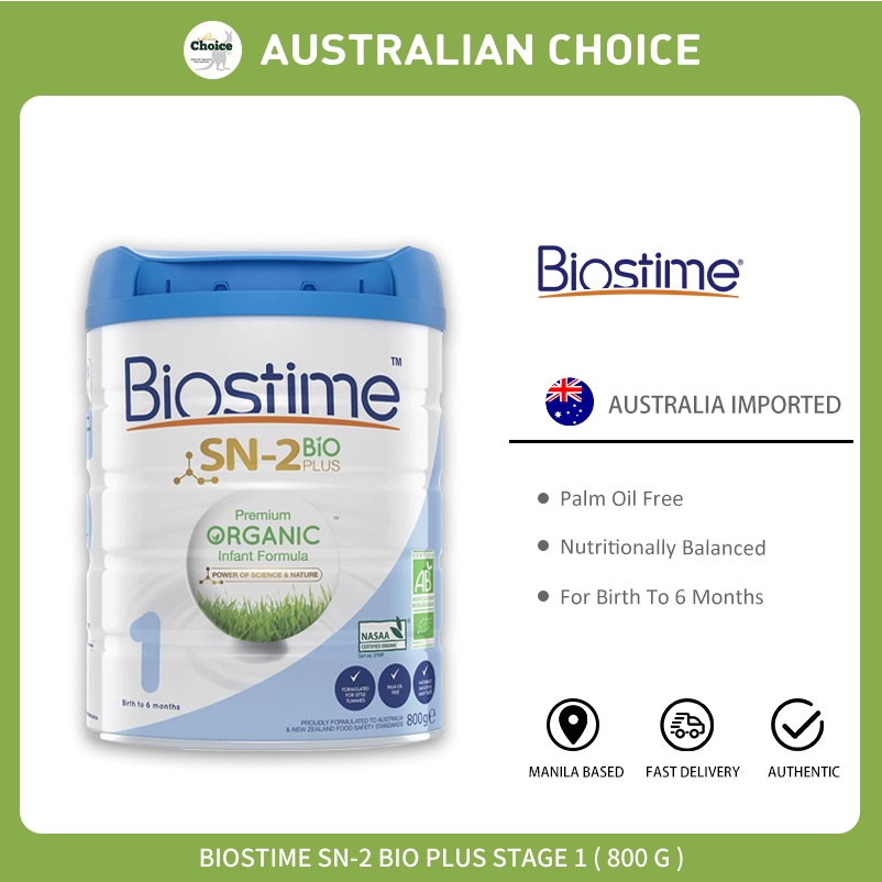 Biostime ® SN-2 BIO PLUS Premium Organic Infant Formula