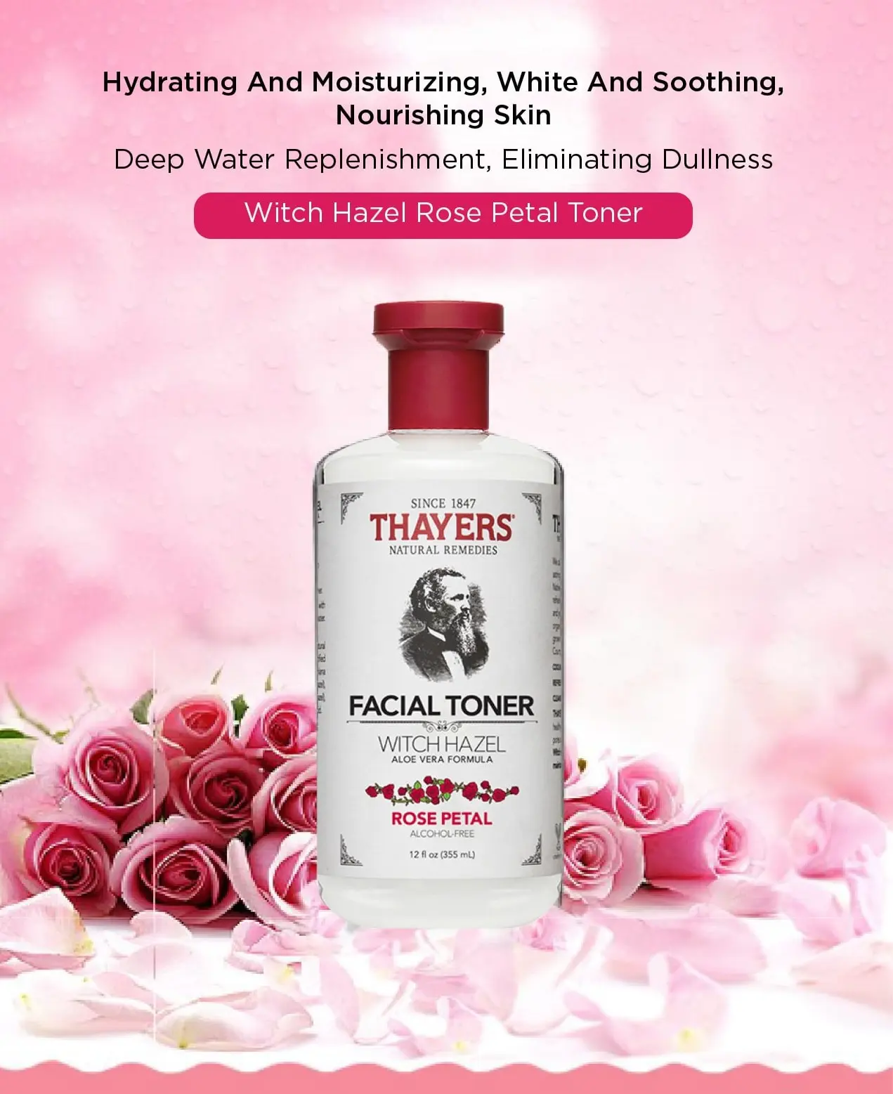 rose petal face toner