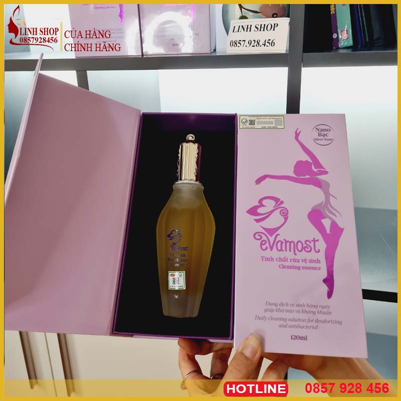 Dung dịch vệ sinh phụ nữ evamost moomery nhã phương 120ml