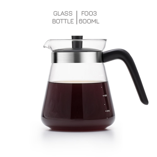 Bình pha cafe thủy tinh 600ml samadoyo f003