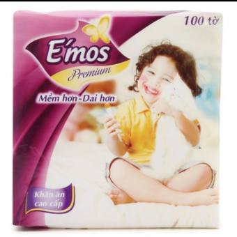Giấy vuông E'mos 100 tờ