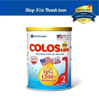 Sữa Bột Nutricare ColosCare 800g ĐỦ SỐ 0+/1+/2+ Tăng Cường Hệ Miễn Dịch.