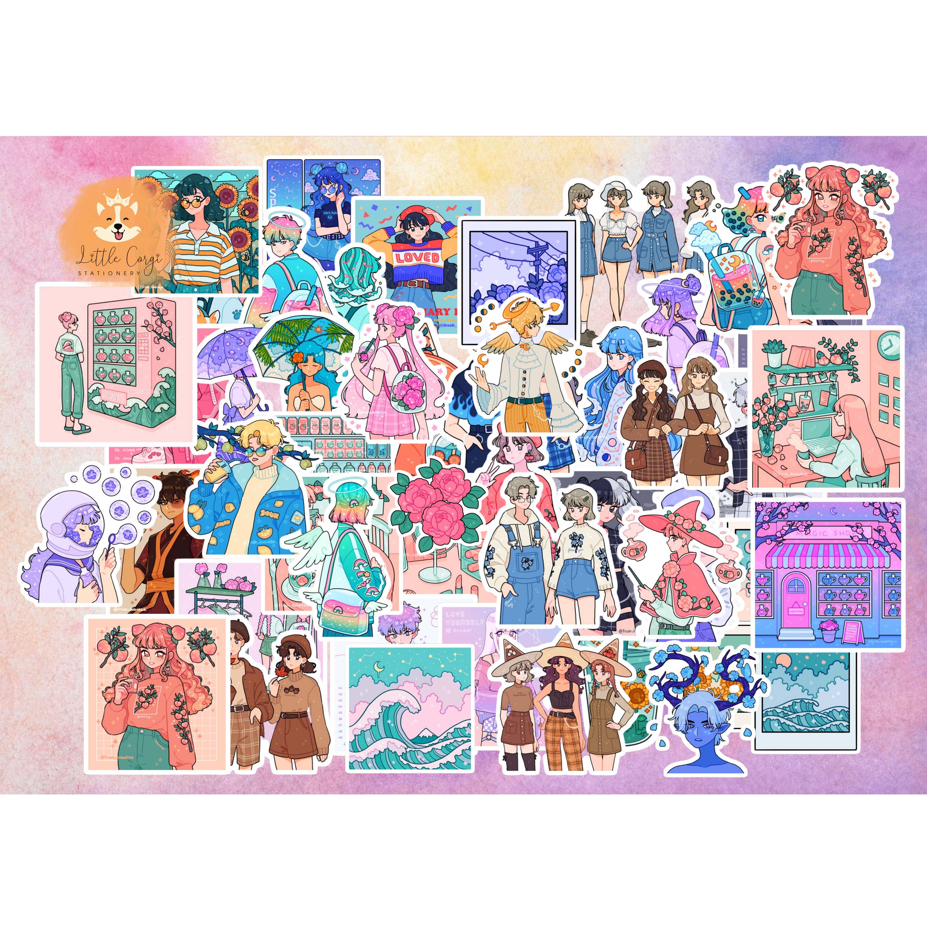 Hình DáN Sticker Trang TRí Sổ TAY Cute Anime giá rẻ Tháng 8,2024 ...