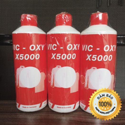 Bình VIC-OXY X5000 Nước Tẩy Giặt Quần Áo , Chai Dung Dịch Tẩy Trắng Vết Bẩn, Úa Vàng, Nấm Mốc. Tẩy Trắng Vết Mực, Sơn, Ố Vàng. Chất Tẩy Trắng Giày Dung Dịch Cọ Rửa Rày , Nước Tẩy Trắng Quần Áo Không Làm Mất Màu Gốc
