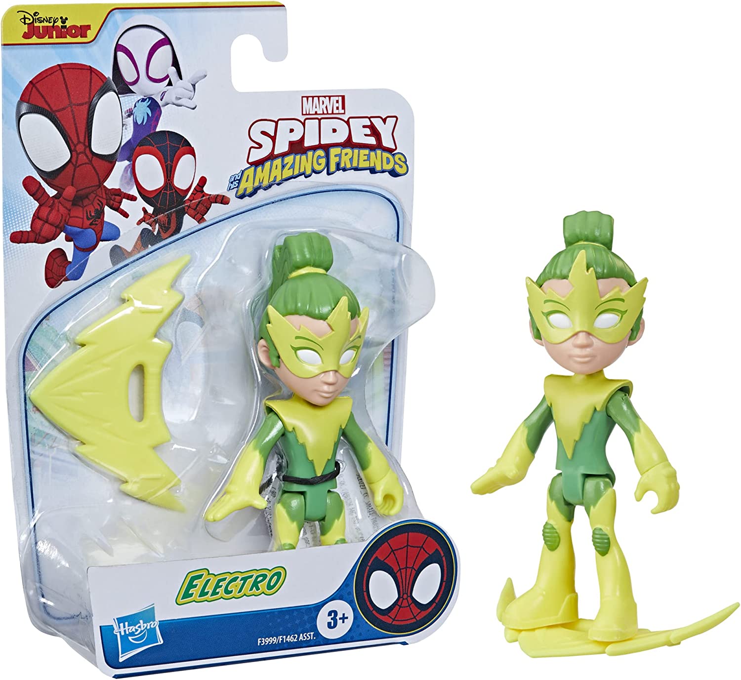 Marvel Spidey and His Amazing Friends, Ghost-Spider Action Figure with  Twirl-E, Preschool Toys 