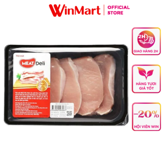 Thịt nạc thăn heo Meat deli(S) khay (350-385g)