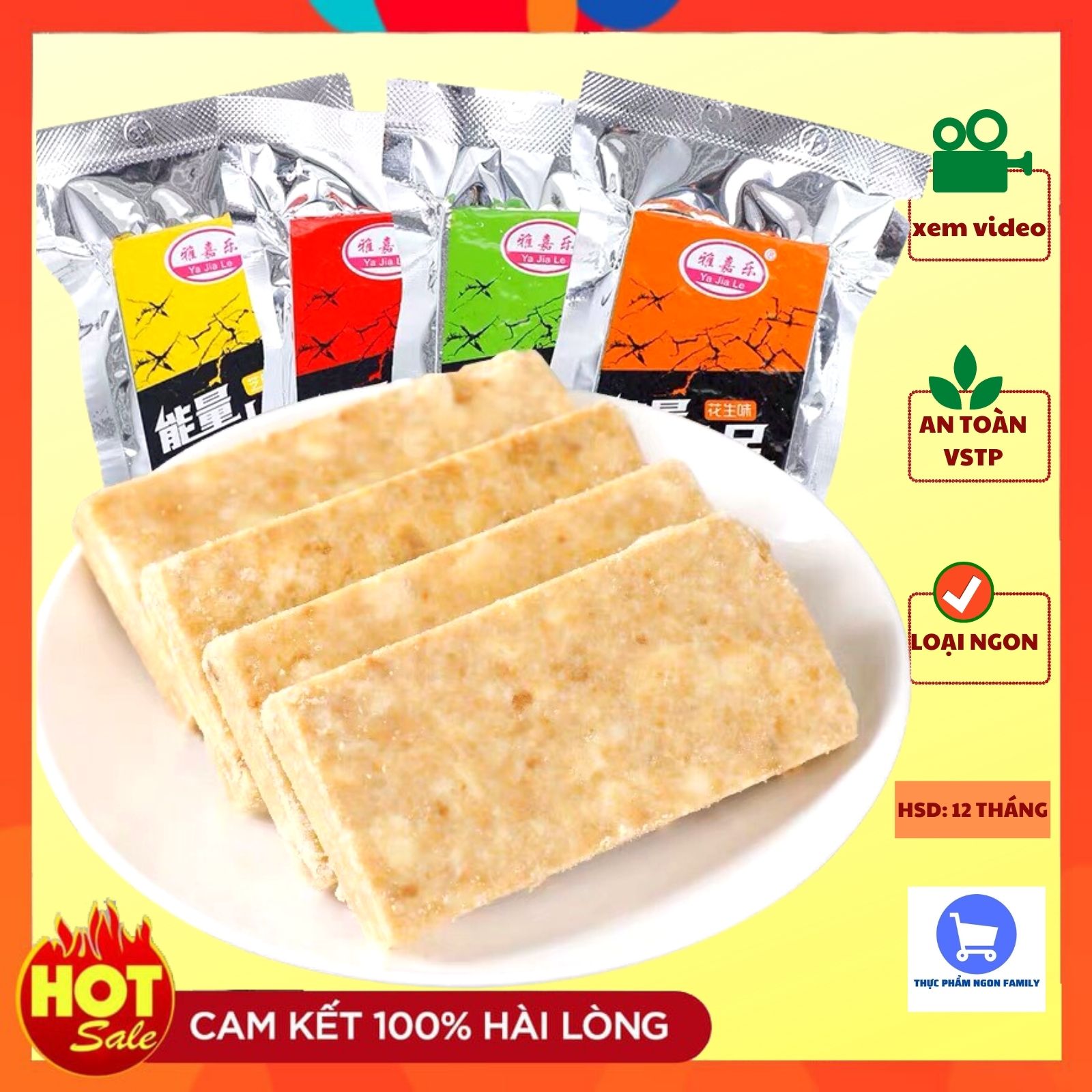 1 hộp Lương khô hộp nhựa 30 phong/hộp