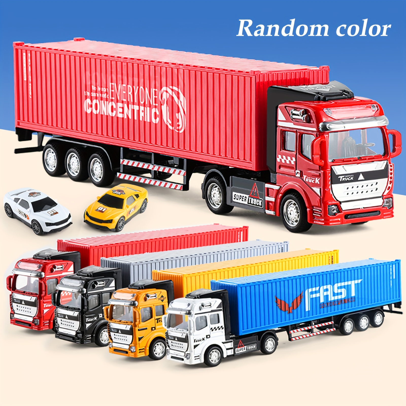 toy trucks and trailers