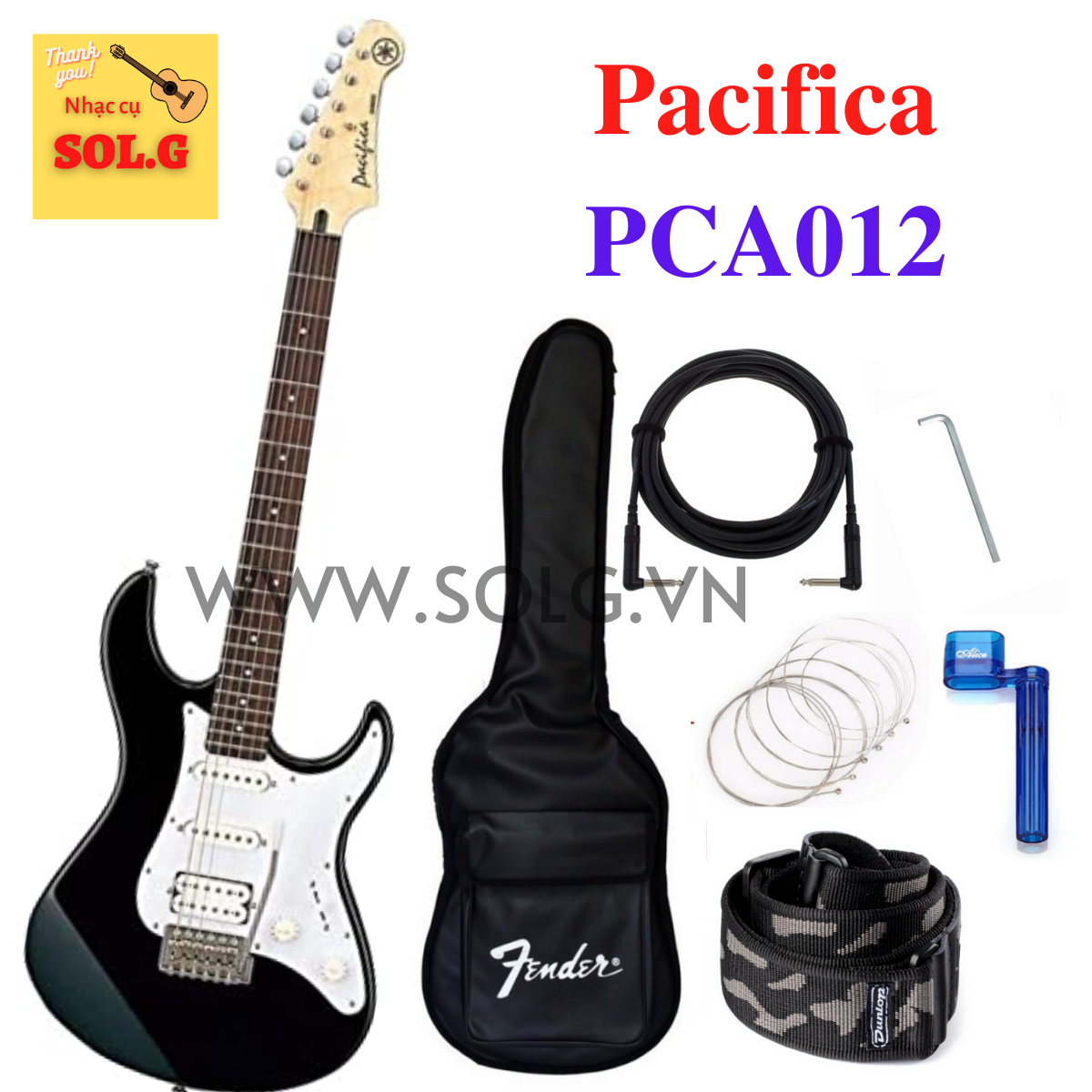 Đàn guitar điện ,electric guitar Yamaha Pacifica PCA012  - Yamaha bảo hành 12 tháng - Phân phối Sol.G