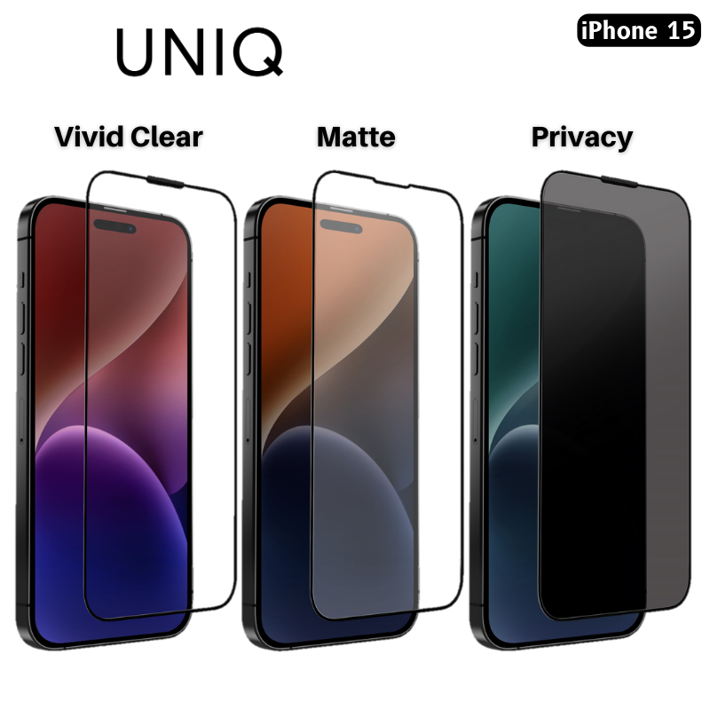 Uniq Optix Aluminium Camera Lens Protector para iPhone 15 series