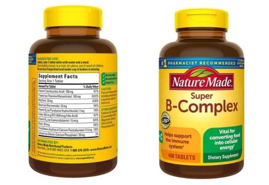 Vitamin B của Nature Made Super B-Complex 460 viên