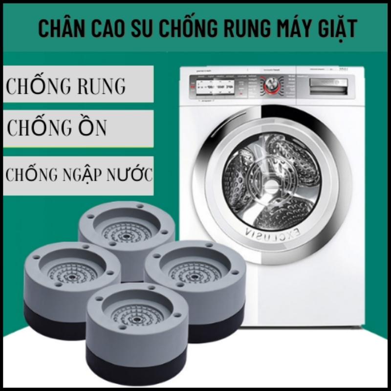 Bộ 4 chân đế cao su chông rung . chân cao su . chân cao su chống rung máy giặt