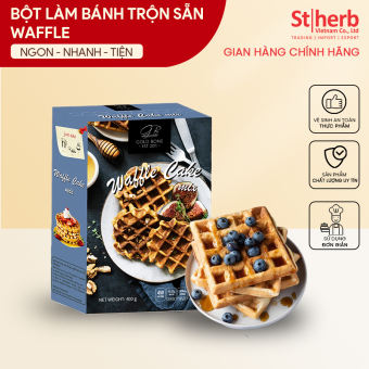 Bột làm bánh Waffle, bánh rán, bánh đồng xu, bánh cá trộn sẵn Gold Bone 400g